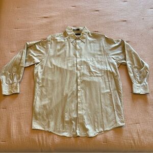 Vintage Metropolitan View 100% Cotton Dress Shirt Men’s 16 32/33 Tan